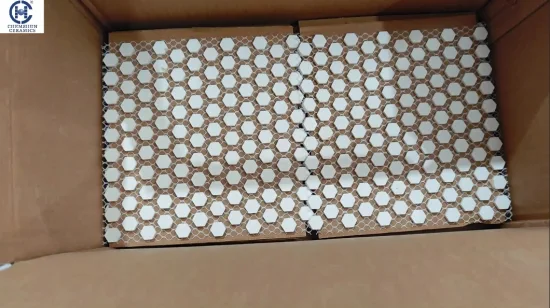 Aluminum Oxide Ceramic Hexagonal Tiles as Wear Liner